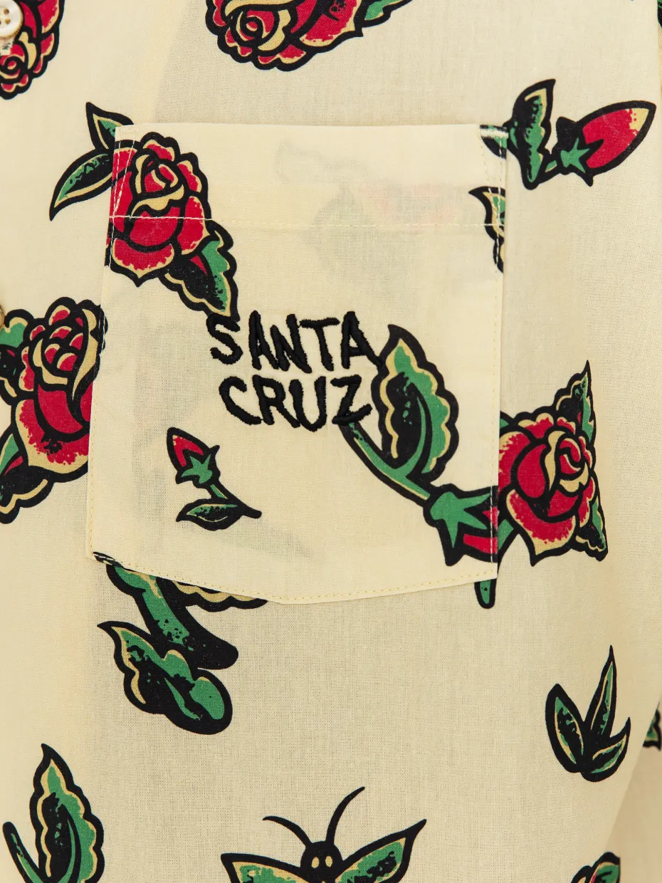 Santa Cruz Flash Roses Shirt Shirt