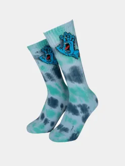 Santa Cruz Socks Screaming Hand Tie Dye