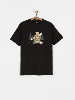 Santa Cruz T-Shirt Braun Pizza Bear