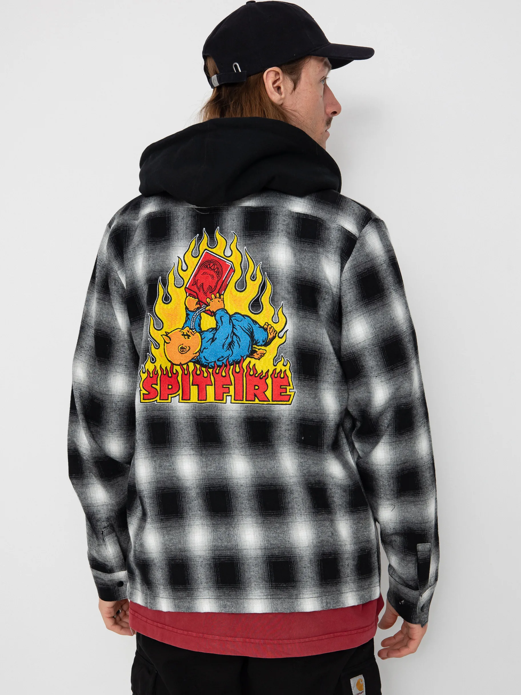 Spitfire Demonseed Hooded Flannel Shirt