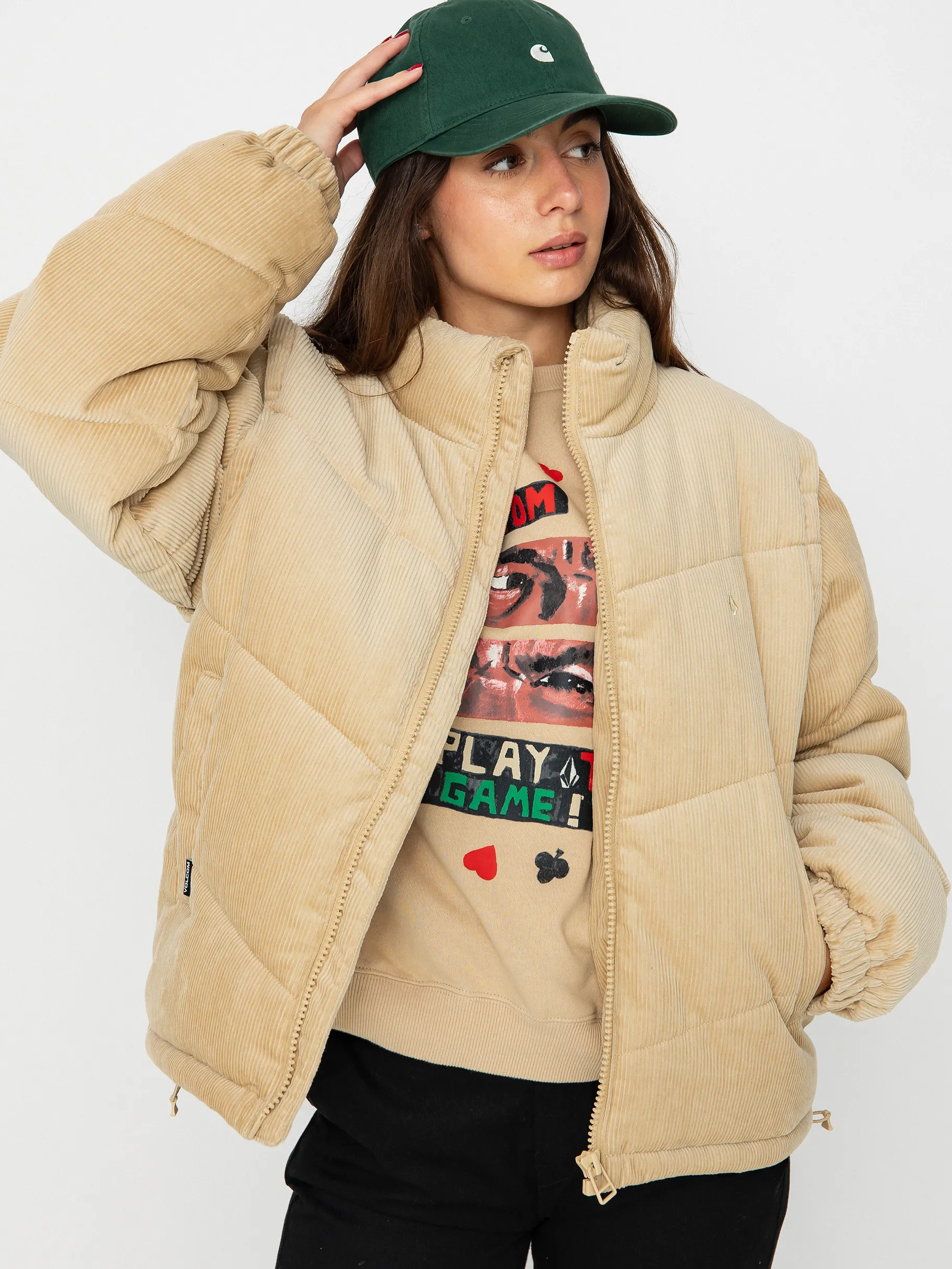 Volcom Cord'N Puff Jacket Wmn