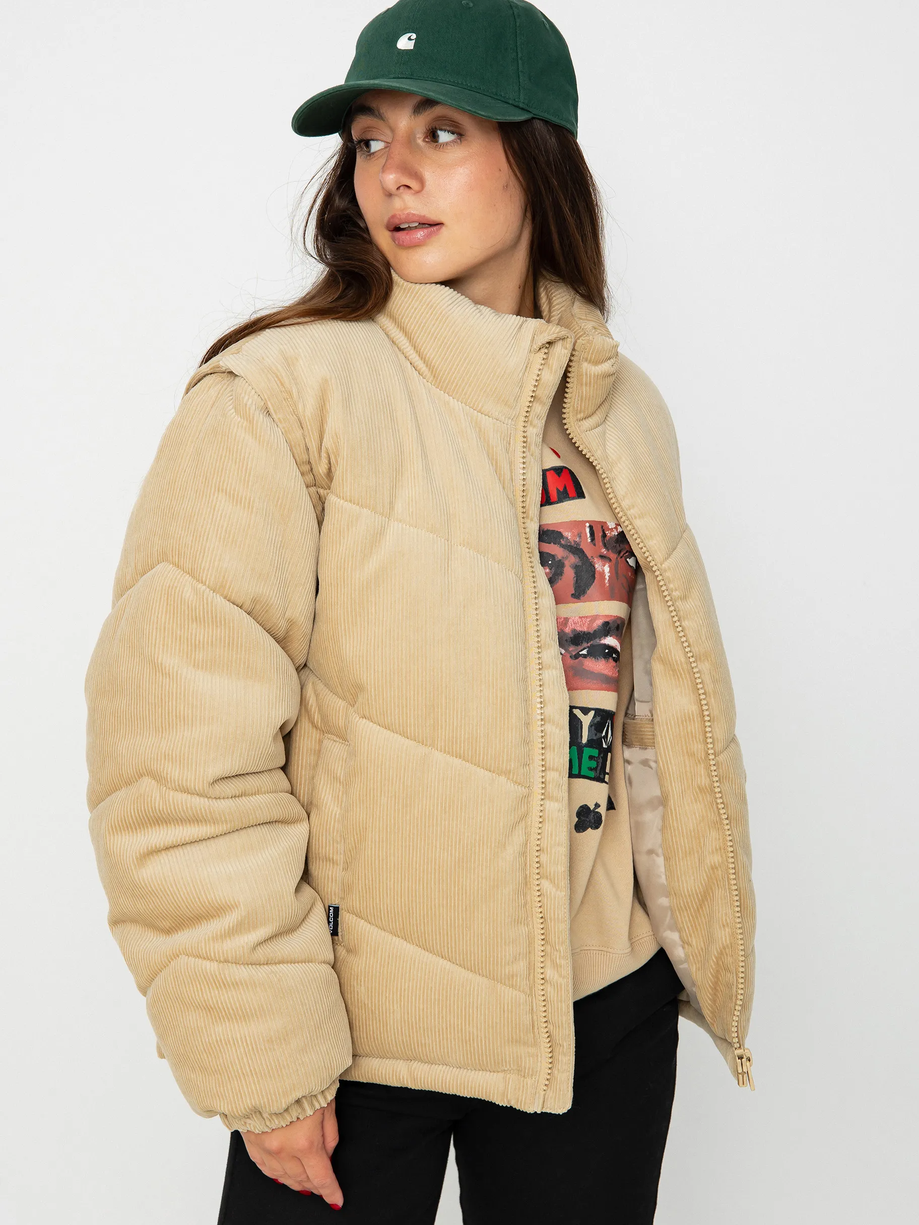 Volcom Cord'N Puff Jacket Wmn