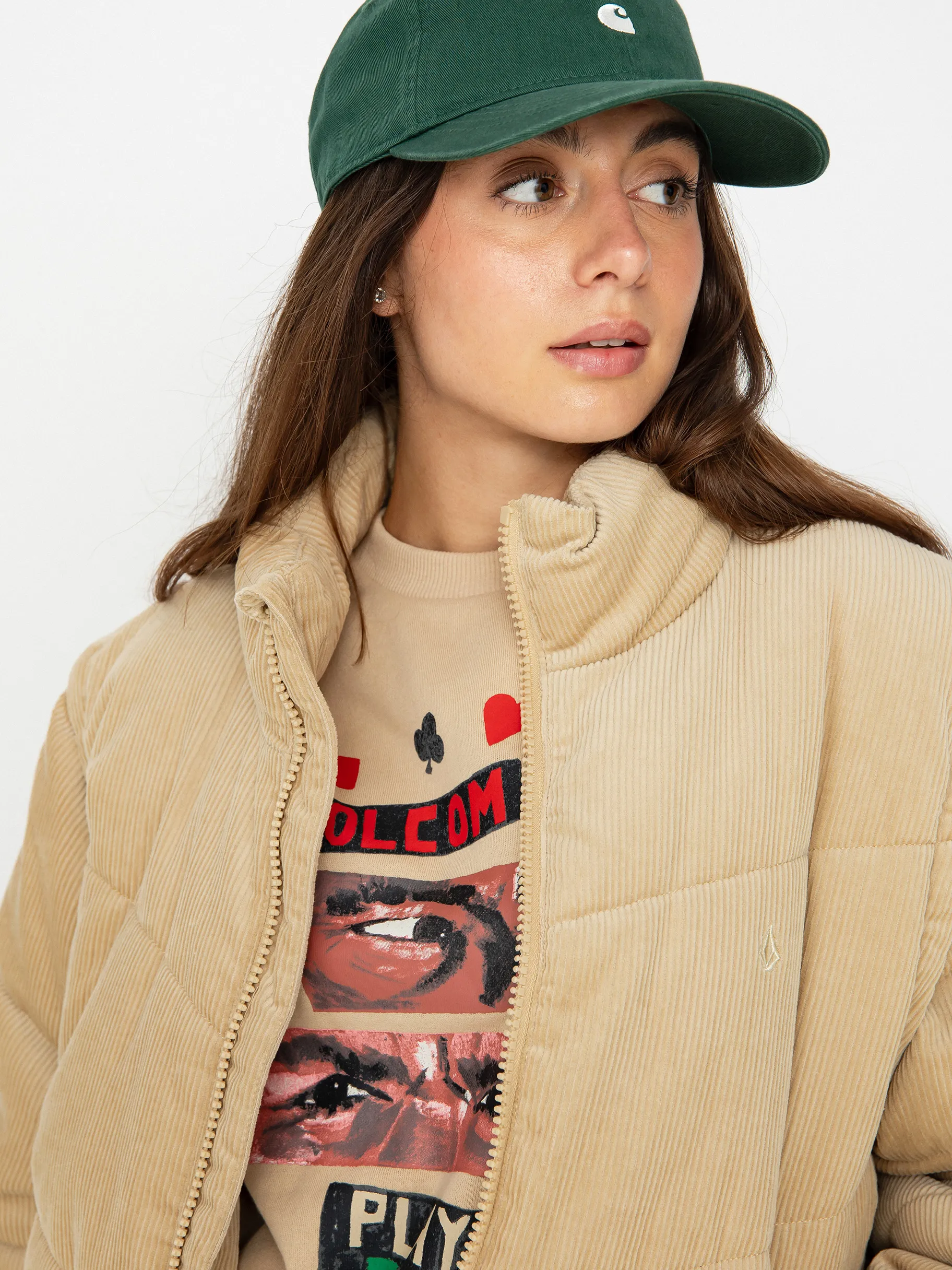 Volcom Cord'N Puff Jacket Wmn