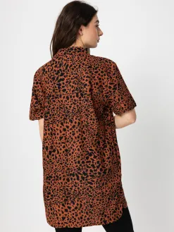 Volcom Dino Tea Tunic Shirt Wmn
