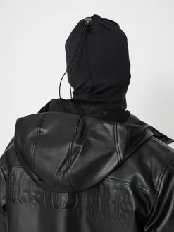 Wasted Paris Kingdom Faux Leather Windbreaker Jacket