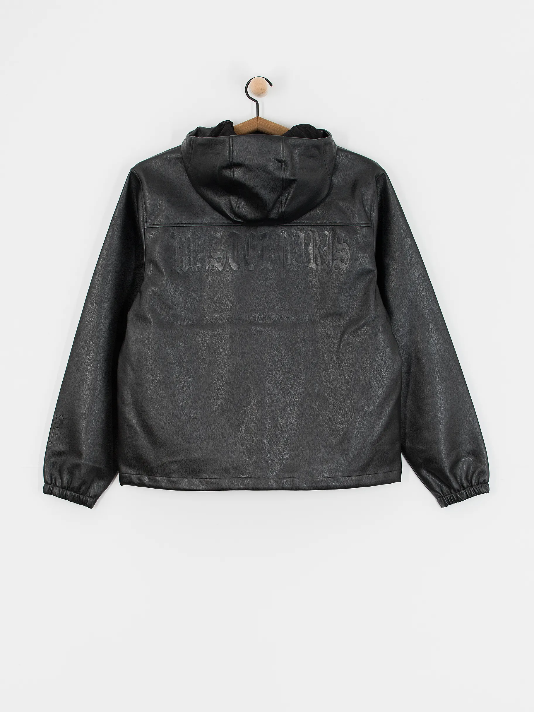 Wasted Paris Kingdom Faux Leather Windbreaker Jacket