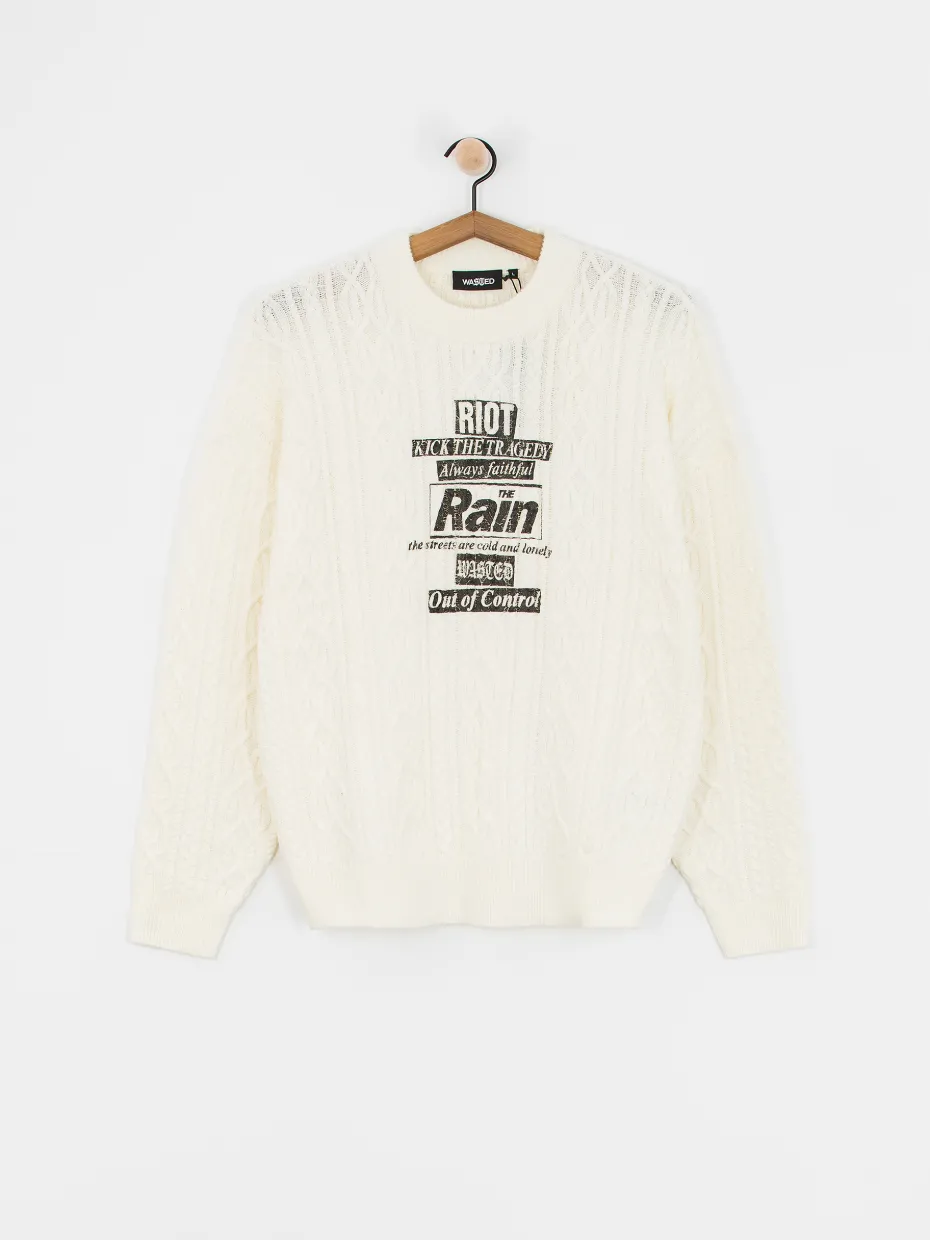 Wasted Paris Rain Cable Knit Sweater
