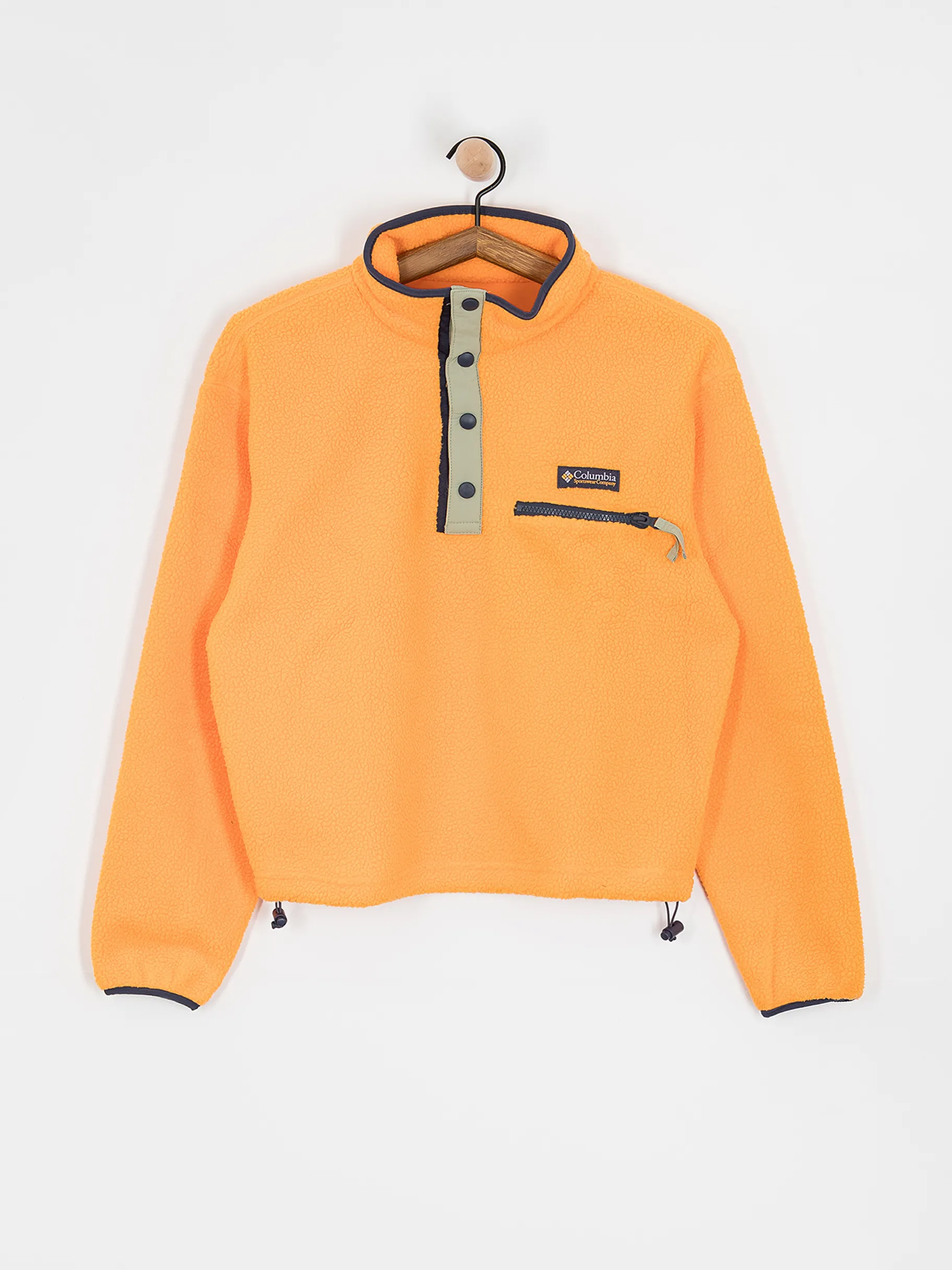 Womens Columbia Helvetia II Cropped Half Snap Fleece