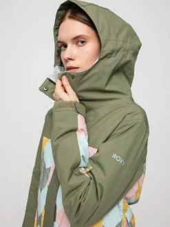 Womens Roxy Galaxy Print Block Snowboard jacket