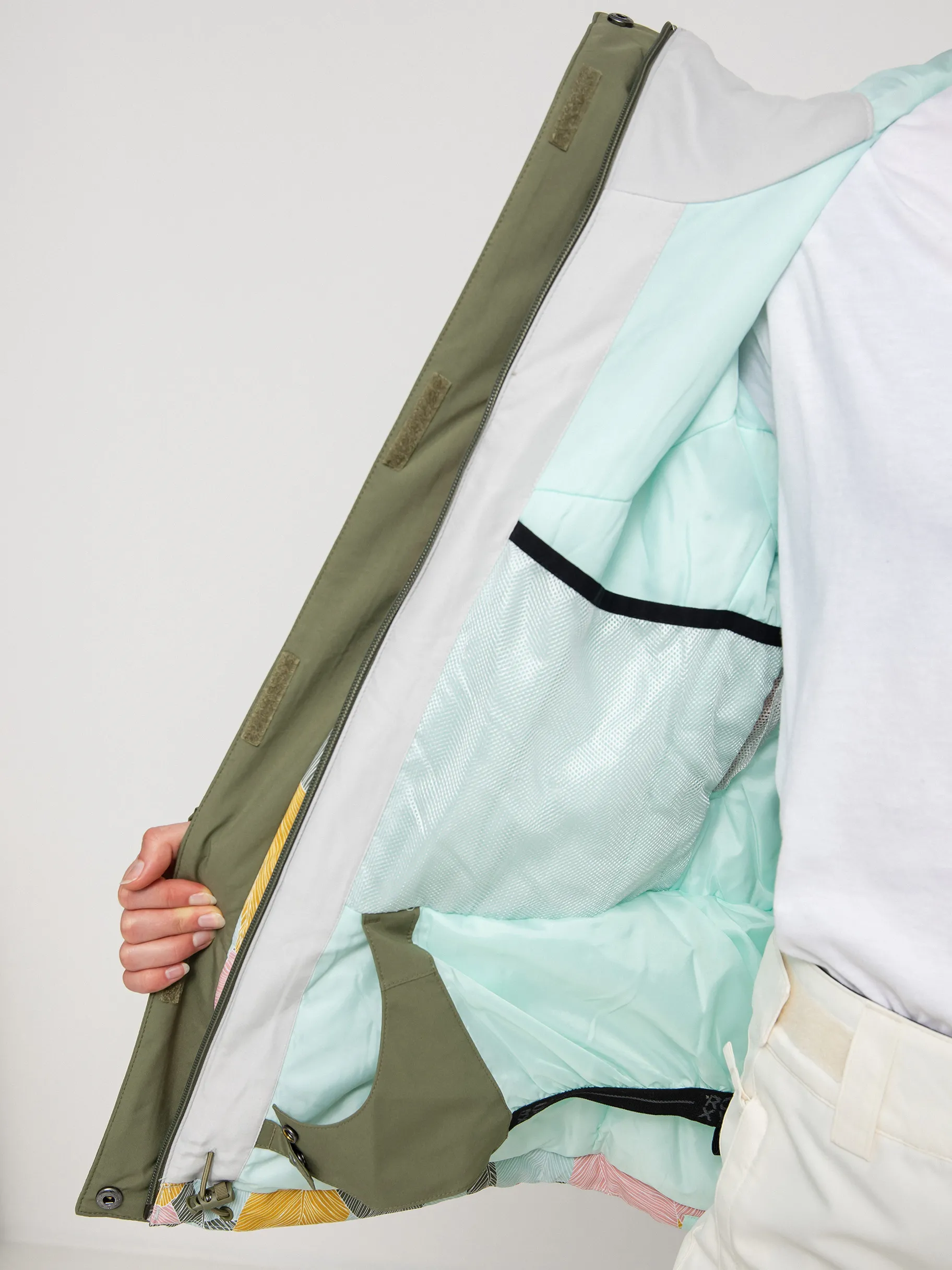 Womens Roxy Galaxy Print Block Snowboard jacket